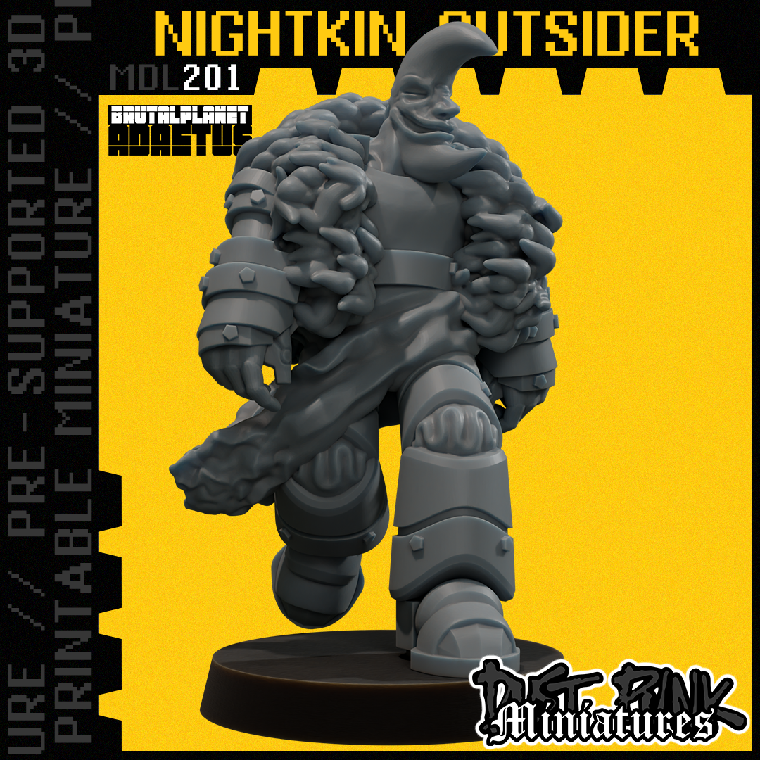 MDL201 NIGHTKIN OUTSIDER [PRE-SUPPORTED]
